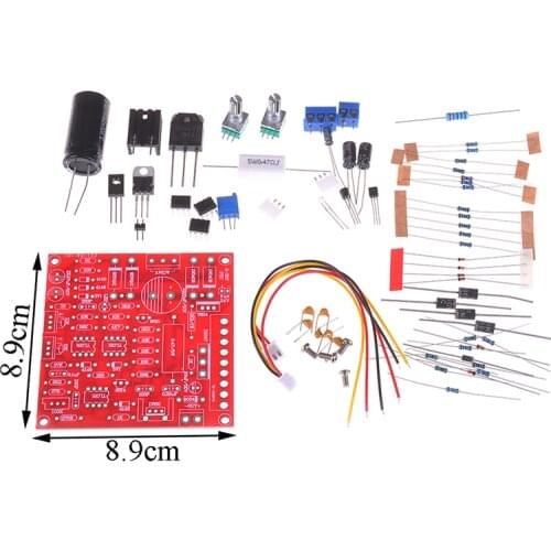1pc Red 0-30V 2mA-3A Continuously Adjustable DC Regulated Power Supply DIY Kit PCB
