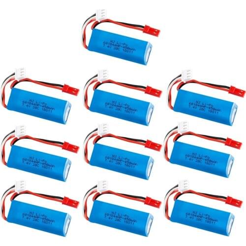 10pcs/lots 7.4V 450mAh 20C Lipo Battery for WLtoys K969 K979 K989 K999 P929 P939 RC Car Parts 2s 7.4v Battery