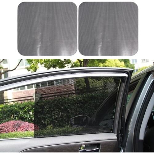 2X Anti-UV Car Side Window Sunshade Stickers Universal Auto Sunshade Static Decals Cover Protector Accessories