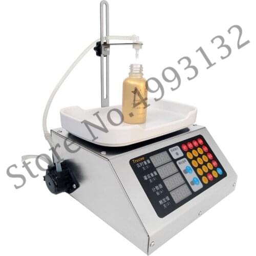 CSY-M90 Weighing Peristaltic Pump Filling Machine Electronic Scale Filler Chemical Perfume E-Liquid Oil 0-50ml AC110-220V