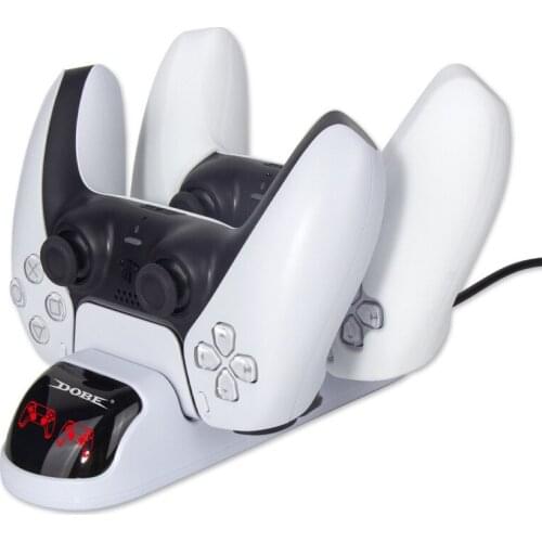 Dual Fast Charger for PS5 Controller Type-C Charging Cradle Dock Station for Sony PlayStation 5 Joystick Gamepad Charging Stand