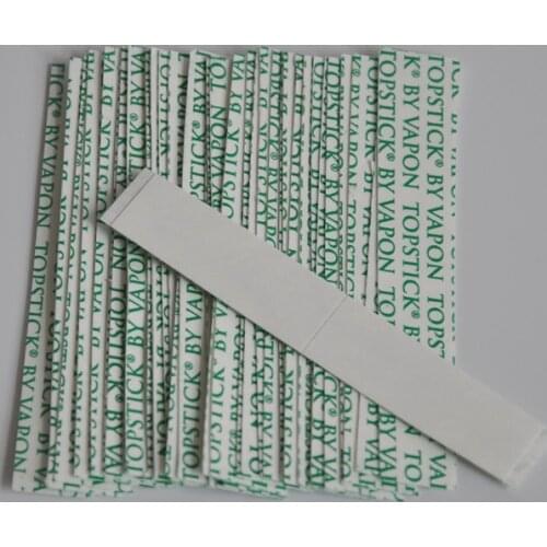 36pcs/lot 1/2 TOPSTICK Strong White Hair Double Side Adhesive Super Tape For Lace Wig/Toupee Extension Hair Adhesives Strips
