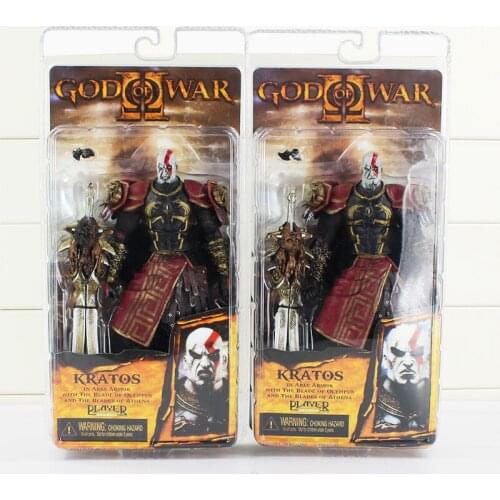 7.5" NECA God War Kratos in Golden Fleece Armor with Medusa Head PVC Action Figure Collection Model Toy 1Pcs
