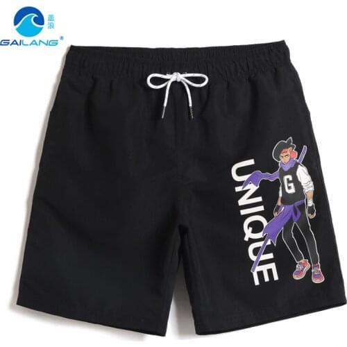 Gailang Brand Men Beach Shorts Board Boxer Trunks Swimwear Swimsuits Casual Leisure 2017 New Mens Short Bottoms Active Shorts