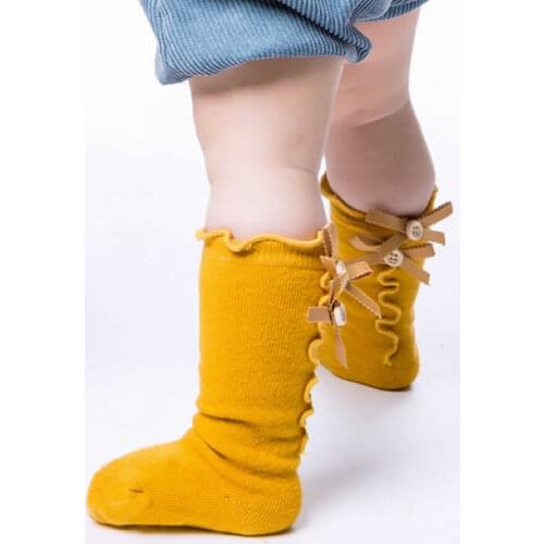 Cotton Kid Princess Girls Socks Childrens Knee High Socks Beauty Baby Leg Warms Newborn Baby Girl Sock Beikinyuans