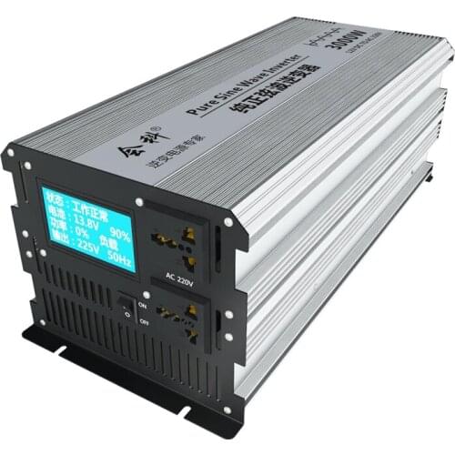 6000W pure sine wave inverter, 12V 24V to 220V on-board solar energy