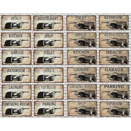 CALIFORNIA ROUTE 66 license plate Metal Painting Vintage Tin Signs Wall Coffee Bar Home Art Decoration 30X15CM DC-0188A