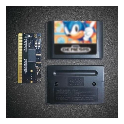 Soniced & Knuckles + Soniced Game the Hedgehog -16 Bit MD Game Card for Sega Megadrive Genesis Video Game Console Cartridge