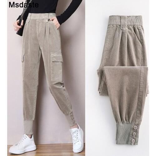 Женские вельветовые брюки MsDaste China At AliExpress