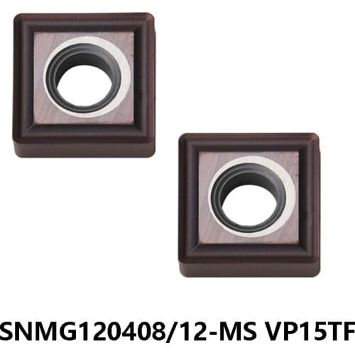 Universal Carbide Inserts SNMG120408-MS SNMG120412-MS VP15TF SNMG 120412 Turning Lathe Cutter Tools CNC 100% Original