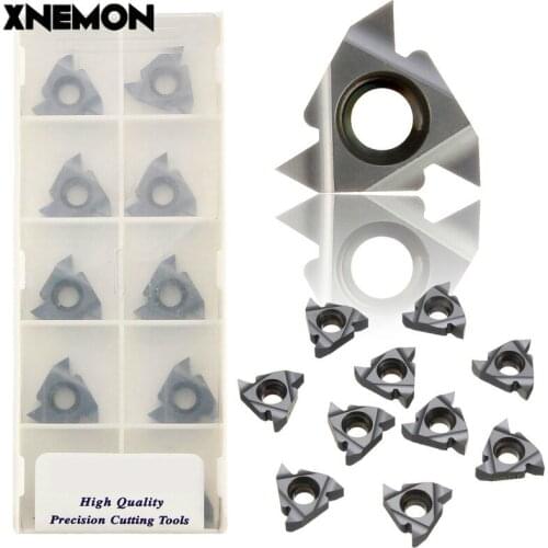 Black Alloy 3/8 Inch 16 ER AG60 Carbide Threading Insert For Turning Tool 16ER AG60 16mm Tool Holder Inserts