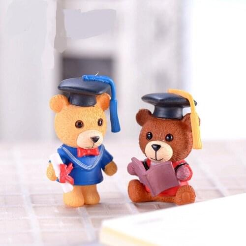 Resin Figures Miniatures for Ornaments Decorations Fairy House Miniature Animal Figurines Mini Garden Accessories Mushroom Decor