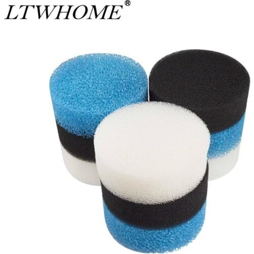 LTWHOME Replacement Foam Sets Fit for All Pond Solutions EF-2-BOOSTER and EF-150 Fish Tank Aquarium External Filter