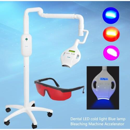Dental LED cold light Blue lamp Bleaching Machine Accelerator with Goggle