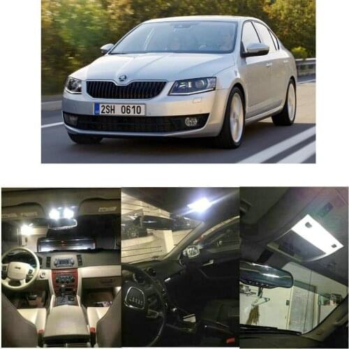 LED interior lighting complete set For Skoda Octavia 1U Octavia 1Z Octavia 5E Superb 3T Superb 3U Superb 3V