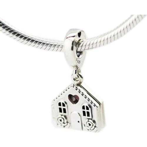 Beads FOR Jewelry Making DIY Sterling-Silver-Jewelry Perfect Home Dangle Charm 925 Berloque Perles Charm