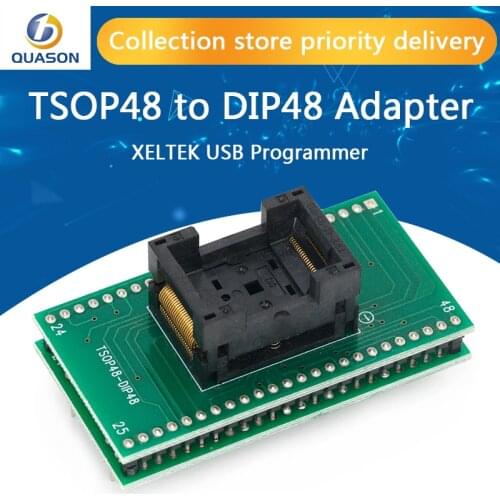 Top Quality TSOP48 to DIP48 adapter,TSOP48 test socket 0.5mm Pitch for RT809F RT809H & for XELTEK USB Programmer