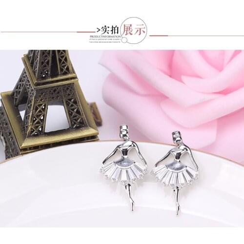 2021 SALE Fashion jewelry Simple temperament 925 silver earrings Crystal from Swarovskis as Women Female Party gifts
