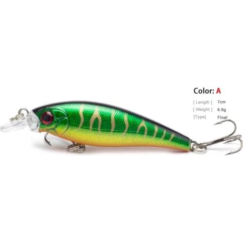 Value C 1pcs 7.4CM 7G SEALURER Minnow Fishing Lure With6# Hook Fish Wobbler Pesca Tackle Crankbait Artificial Hard Bait Swimbait