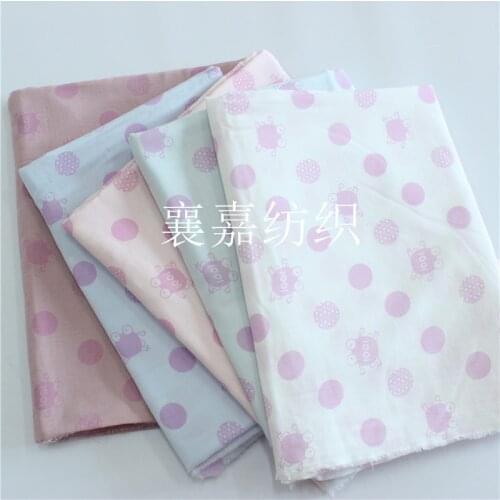 100x145cm Cartoon Soft Gauze Cotton Lining DIY Sheet Quilt Cover Bedding Cloth Decorate Fabric