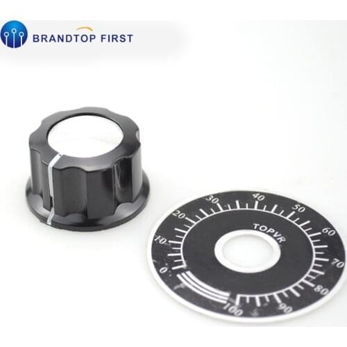 A03 dial knob + MF-A03 bakelite knob with scale plate / sheet scale digital potentiometer