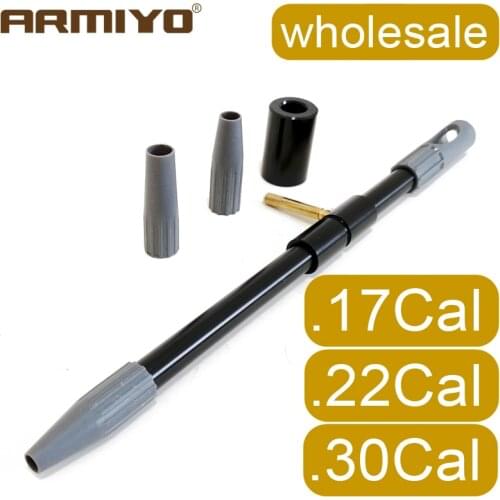 Armiyo Wholesale 8pcs/set 10sets .17Cal .22Cal .30Cal Universal Gun Bore Guide Cleaning Rifle Clean Kit Hunting Accessories