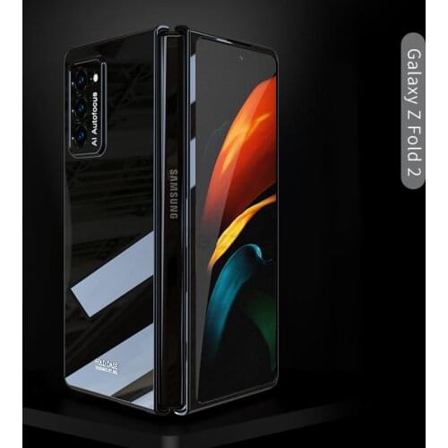 For Samsung Galaxy Z Fold 2 Case Ultra-thin Bright Hard Cover for Samsung Z Fold2 5G Coque Anti-knock 360 Full Protection Capa