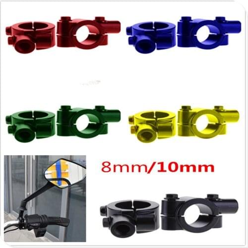 2Pc colorful Motorcycle Mirror Adapter for TRIUMRH TIGER 1050 SpoRt 1200 EXPLORER 800 XC XCX XR XRX 800 XC