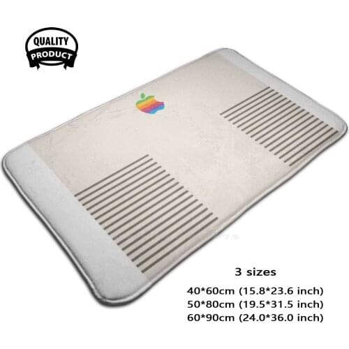 Hot Sale - Old Logo Door Mat Foot Pad Home Rug Logo Old Retro Vintage Computer 80 Funny Cool Macintosh Old School Geek 90 Logo