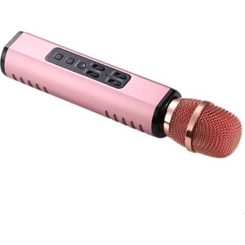 Condenser Microphone,Multi Functional Bluetooth Microphone 4.1 Speaker Portable Microphone for Android Phone