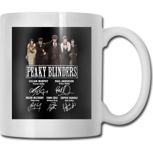 Peaky Blinders Tv Seriesblack Mug Women Men Sale Mens Aesthetic Cotton Slim Fit Popular Style Mug Cup