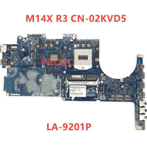 FOR DELL Free shipping M14XR3 M14X R3 CN-02KVD5 02KVD5 2KVD5 laptop motherboar LA-9201P DDR3 N14E-GE-A1 100% fully tested