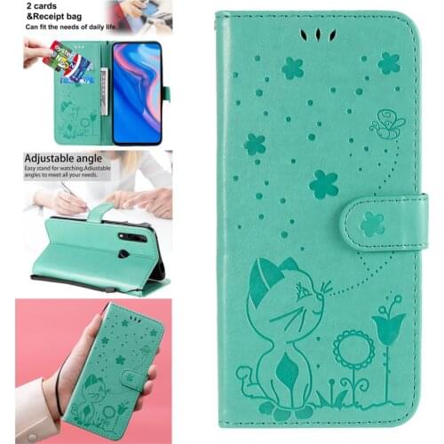 Fashion PU Leather Book Wallet Phone Cover For Huawei P Smart 2021 Mobile Accessories Telephone Covers Case Z Plus 2020 2019