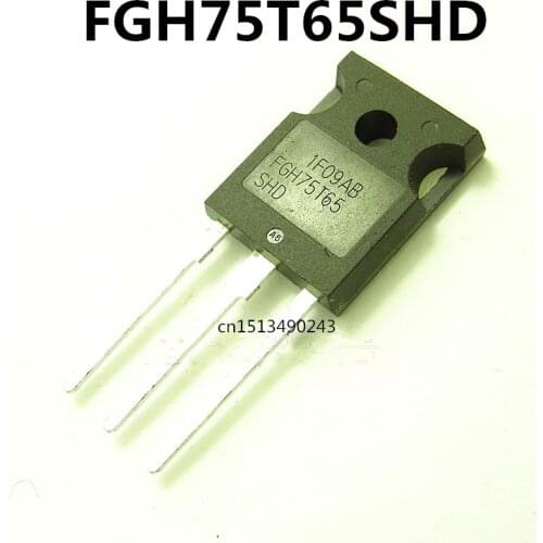 Original New 2pcs / FGH75T65SHD TO-247 650V 75A TO247