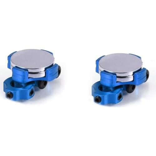 2Pcs Alloy Adjustable Magnetic Stealth Invisible Body Post Mount for 1/10 RC Crawler Car Model Spare Parts ZC