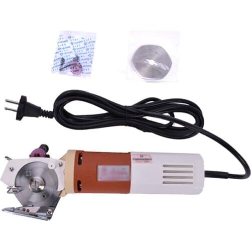 YJ-65 65mm Blade Electric Cloth Cutter Fabric Round Knife Cutting Machine