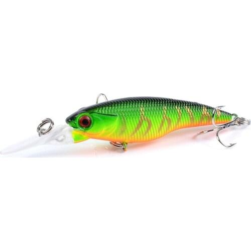 Fishing lures minnow crank hot model Artificial Bait Tackle 8.2cm/5.7g professional quality magnet weight