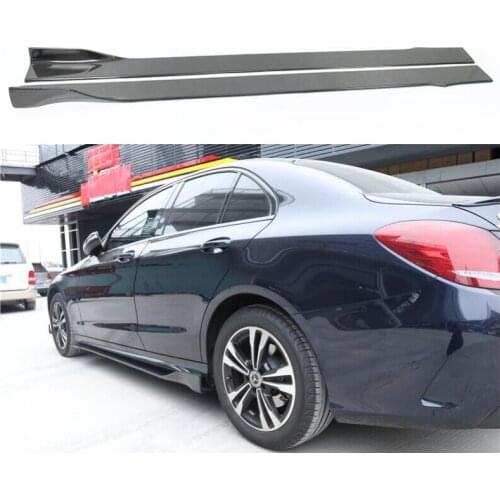 Carbon Fiber Side Skirt Lip Spoiler For Mercedes-Benz A C E CLA CLS Class W176 W177 W204 W205 W238 W207 W213 W212 W218 W117 C257
