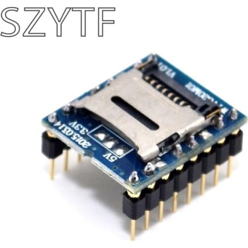 WTV020 WTV020-SD WTV020SD-20SS Mini SD Card MP3 Sound Module For UNO R3 PIC 2560 WTV020-SD-16P wav