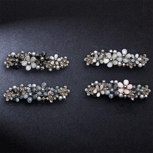 Hair Clips for Women Fashion Simple Flower Hairpin Retro Elegant Exquisite Geometry Head Accessories Jewelry Wholesale