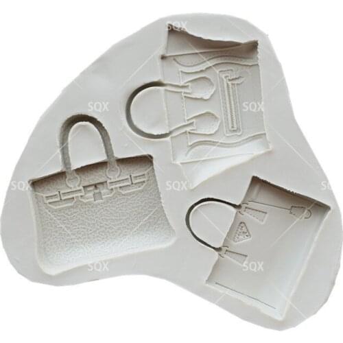 Female bag Silicone Mold Candy Mold For Cake Decorating Tools Kitchen Accessories SQ16157