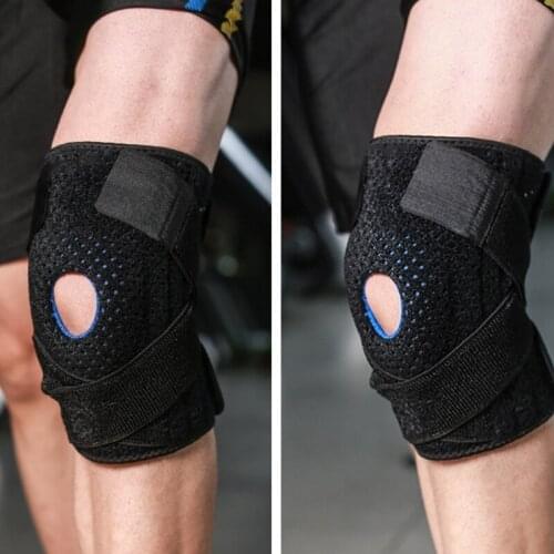1Pc Elastic Therapy Kneecap Patella Protective Cover Unisex Sports Kneepad Outdoor Running Kneelet Protective Cover