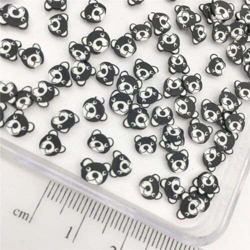60g Bear Polymerclay,Soft Clay Sprinkles For Kids Diy/Craft Diy Making/Nail Art/Scrapbook Decoration/Craft Filler Wholesale