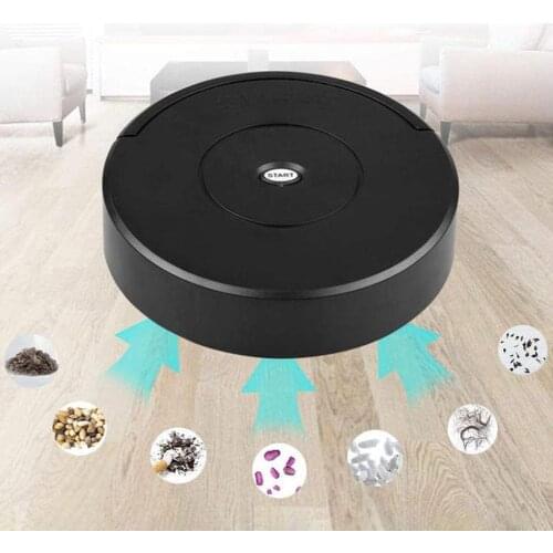 Automatic Smart Robot Vacuum Cleaner Rechargeable Edge Cleaning Suction Sweeper