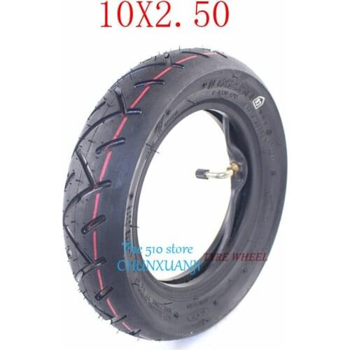 Free shipping High quality speedway 10x2.50 10inch electric scooter Inner tube outer tube Explosion-proof tires Advanced tire