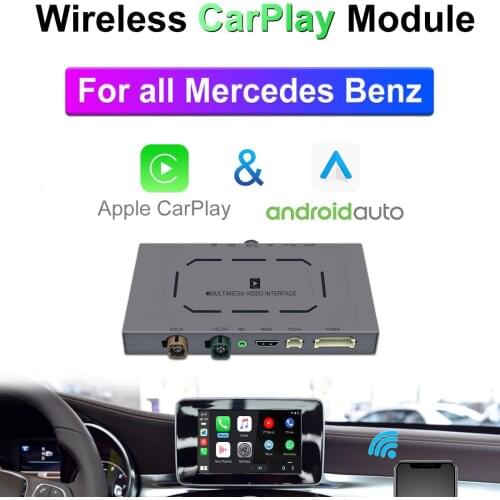 Wireless Apple CarPlay Android Auto Interface For Mercedes NTG5.0 A/B/C/E/S/GLK/GLA/GLC/SLK/ML W205 iOS Mirror Car play