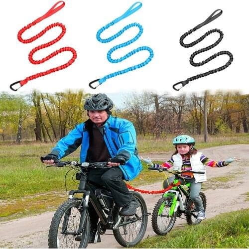 Tow Rope - Child Bicycle Stretch Bungee Cord Pull Behind Attachment Compatible With Hooks For Heavy Duty Car Emergency Supplies