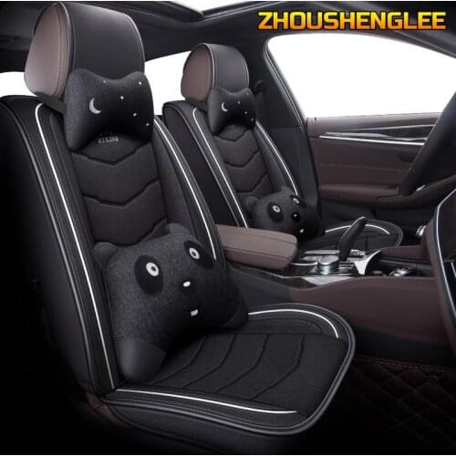 ZHOUSHENGLEE car seat cover for lada granta subaru forester haval h2 h3 nissan patrol y61 kia rio 3/4 seat cover cars