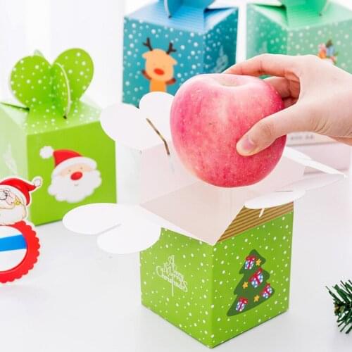DL Christmas Eve Apple packing box Christmas gift large box safe fruit carton children gift candy