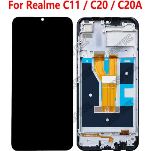 For OPPO Realme C20 RMX3063 LCD Display Touch Screen Digitizer Assembly Free Tools